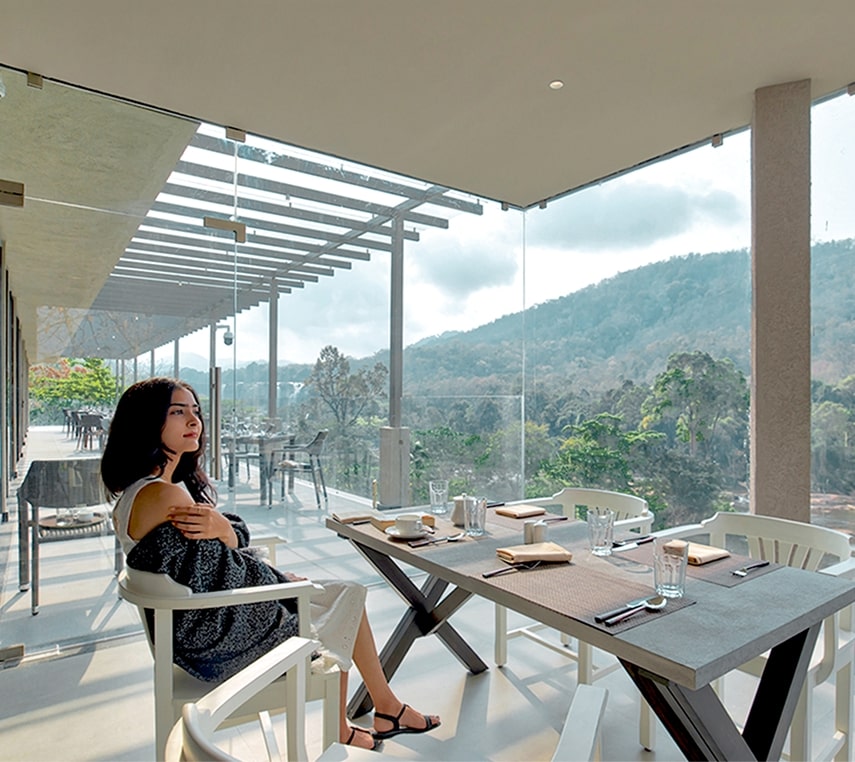 Private Dining by the Waterfall